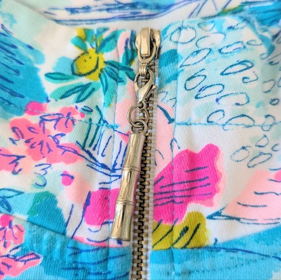 Lilly Pulitzer Skipper Popover Postcards From Positano Small Long Sleeve - Picture 8 of 10
